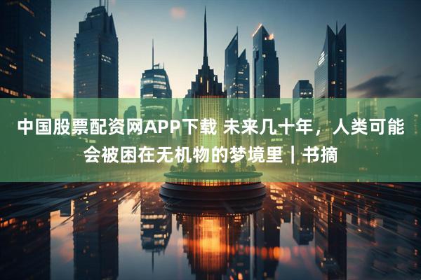 中国股票配资网APP下载 未来几十年，人类可能会被困在无机物的梦境里｜书摘